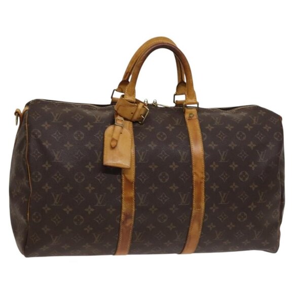 LOUIS VUITTON Monogram Keepall Bandouliere 50 Boston Bag - Picture 2 of 16
